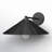 Lilliana Armed Sconce in Matte Black-1247417043
