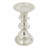 Mercury Glass Pillar Candle Holders, Silver Glass Candle Holder