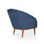 Fauteuil demi-tonneau en velours 42,91 po Marisela