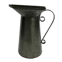 Metal Pitcher Vase