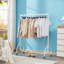 4T X 5Ft Heavy Duty Clothes Rail With White-1188967480
