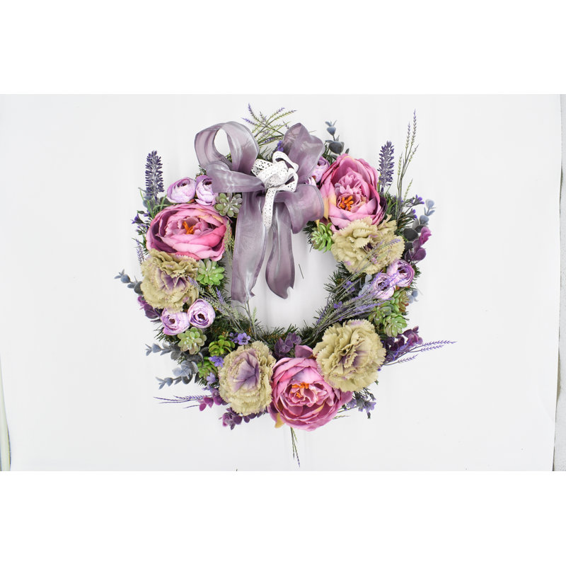 Faux Mixed Assortment 35cm Wreath