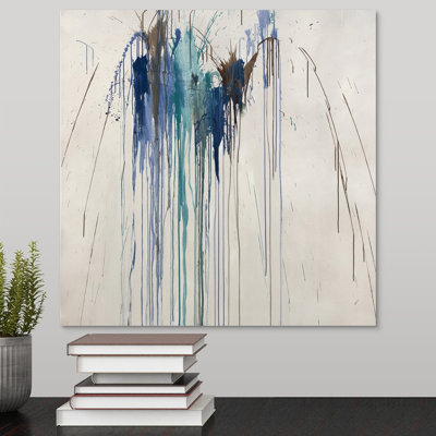 « pas de temps pour le blues », peinture sur toile