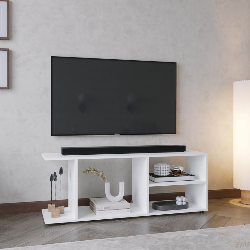 Meuble télé pour téléviseur 65 pouces Goodwood, White