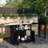 Versatile Outdoor Kitchen Island With Folding & Expandable Work Surfaces, A Spacious Storage Drawer, Cabinet And Lockable Wheels