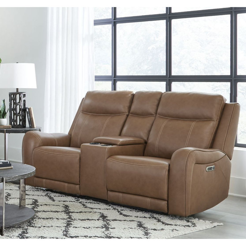 Jarrell Power Reclining Console Loveseat