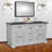 Wechsler 72'' Double Bathroom Vanity with Granite Top