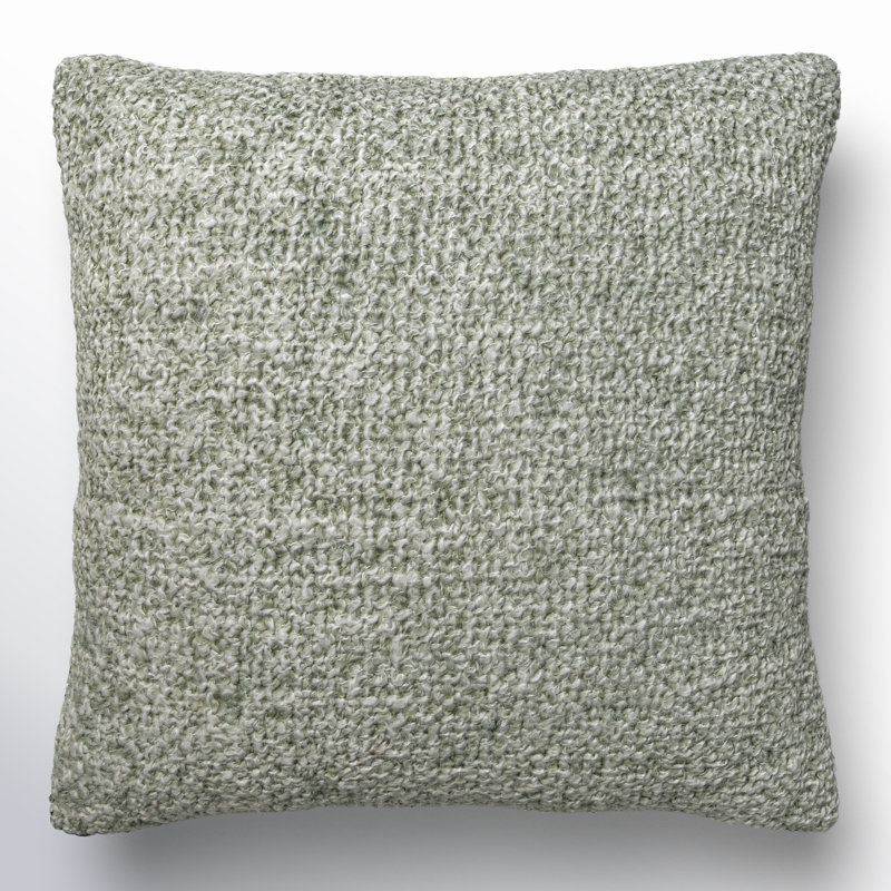Coussin Tamari, H 22 po x l 22 po, Polyester/ Bourre en polyester, Vert