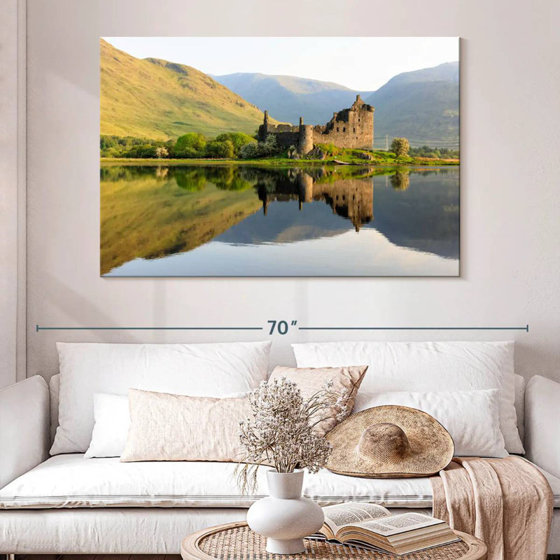 Lilie Kilchurn Castle Ruins, 34" H x 51" W