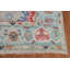 Tapis oriental floral Oushak fait à la main 9 x 12