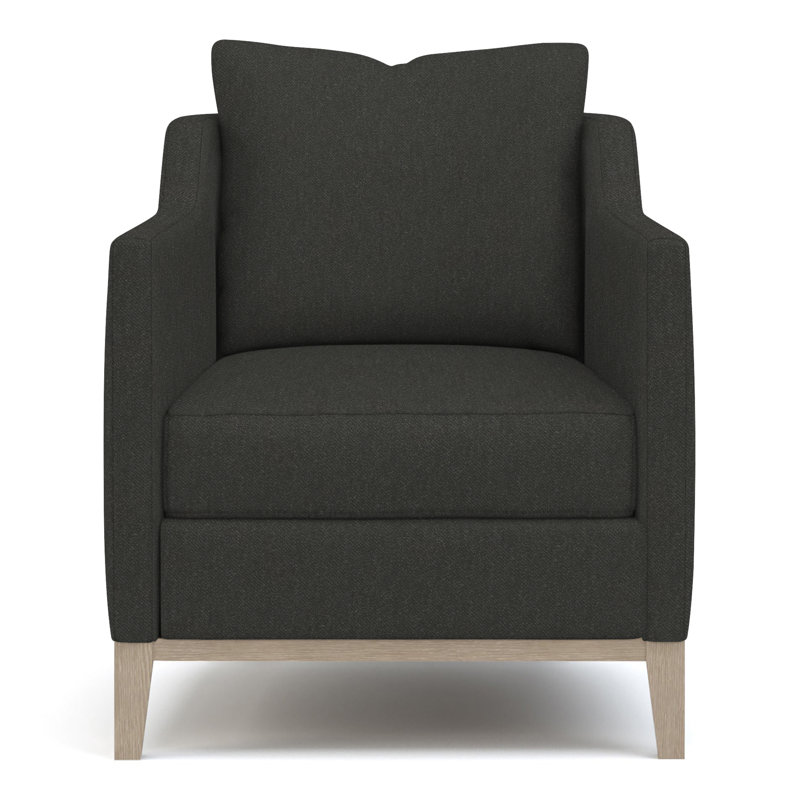 Maidstone Linen Sunbrella® Chair, Perigold Aspen Flannel Charcoal, Sandback
