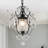 Matt Black Classic Traditional Crystal Pendant Chandelier