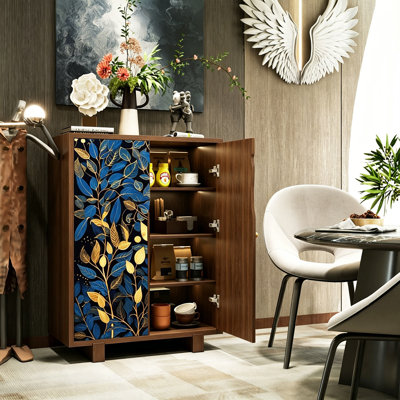Vintage Solid Wood Storage Decorative Cabinet