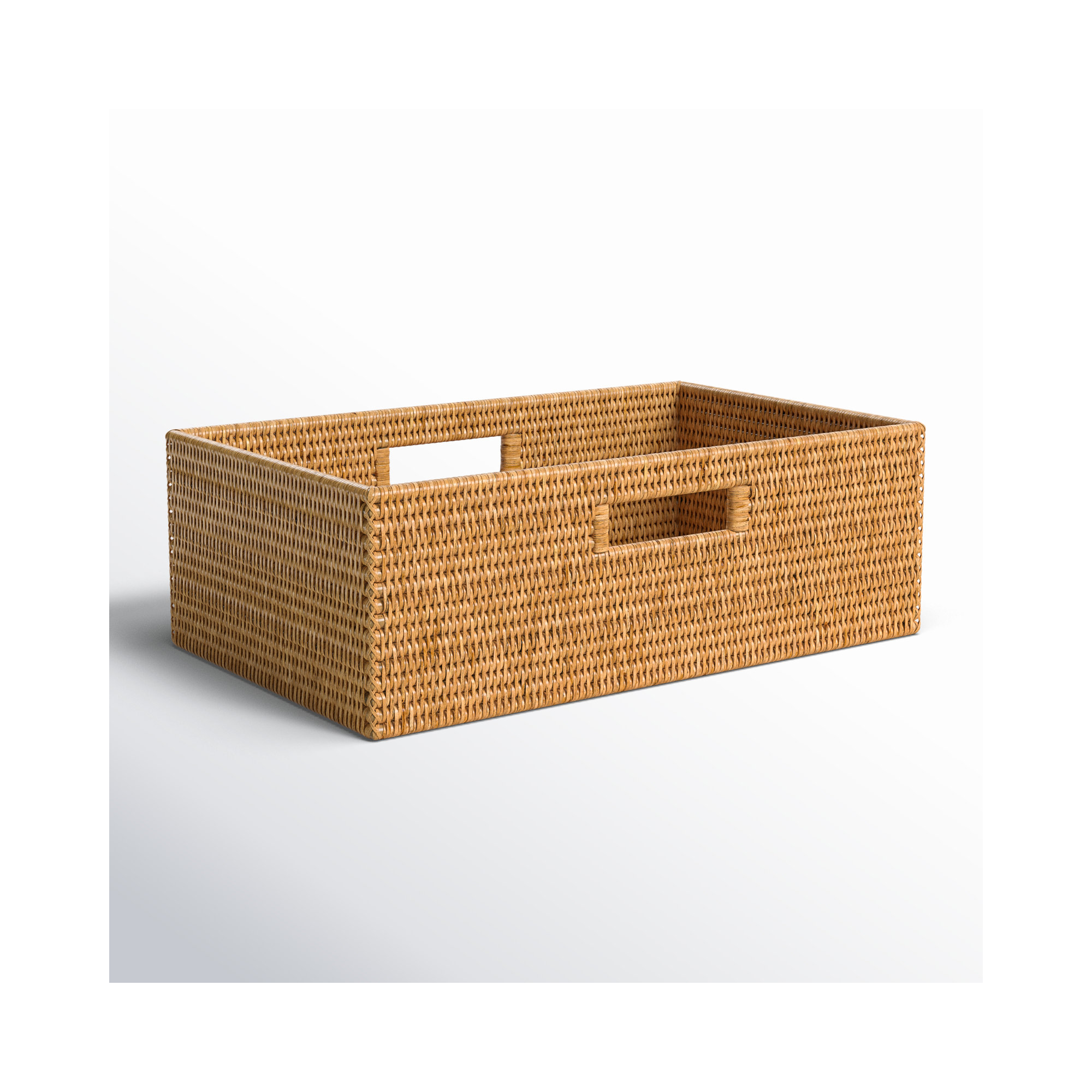 Claydon Handmade Decorative Basket 1, Honey Brown