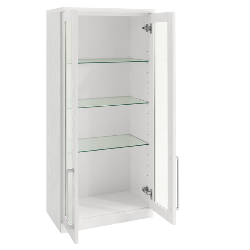Home Bar Wall Mounted Display Stand, White