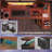 58" Reversible L Shaped Desk with Monitor Stand, Corner Computer Desk with LED Lights-316869109