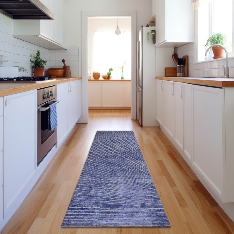 Tapis Cerrito avec envers antidérapant, Tapis de couloir 2 pi 3 po x 7 pi 6 po