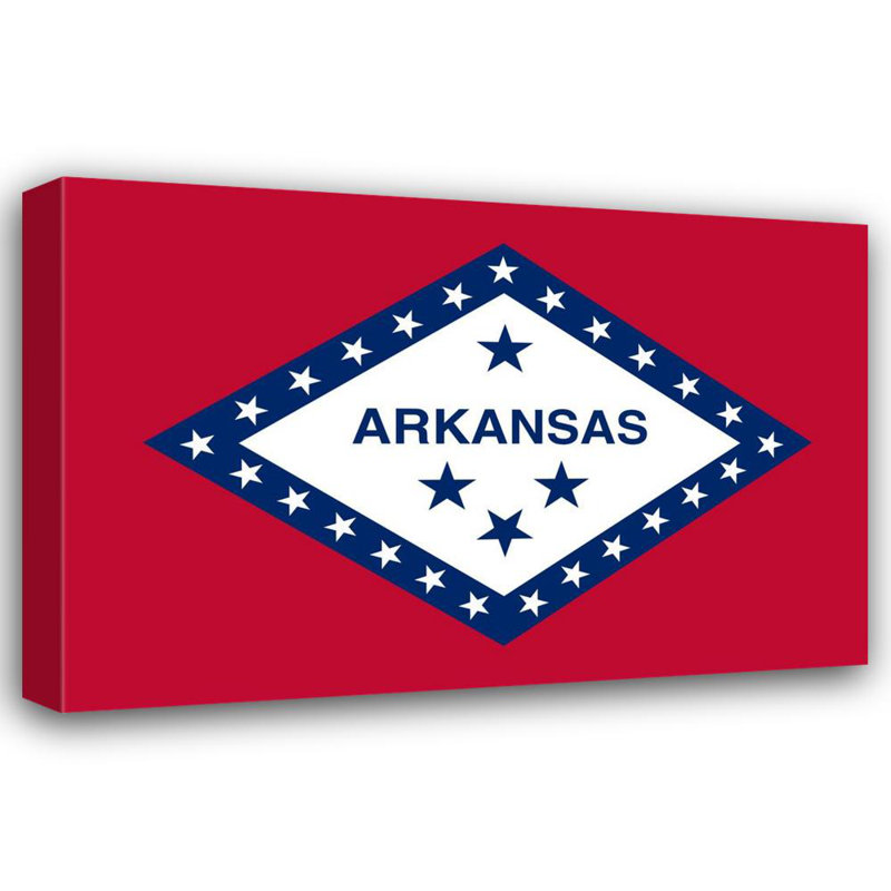Arkansas State, 16" H x 24" W