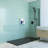 Emberveil Black SMC Shower Base 36" x 72" – Low Profile Anti-Slip Stone Texture with Side Drain-126048056