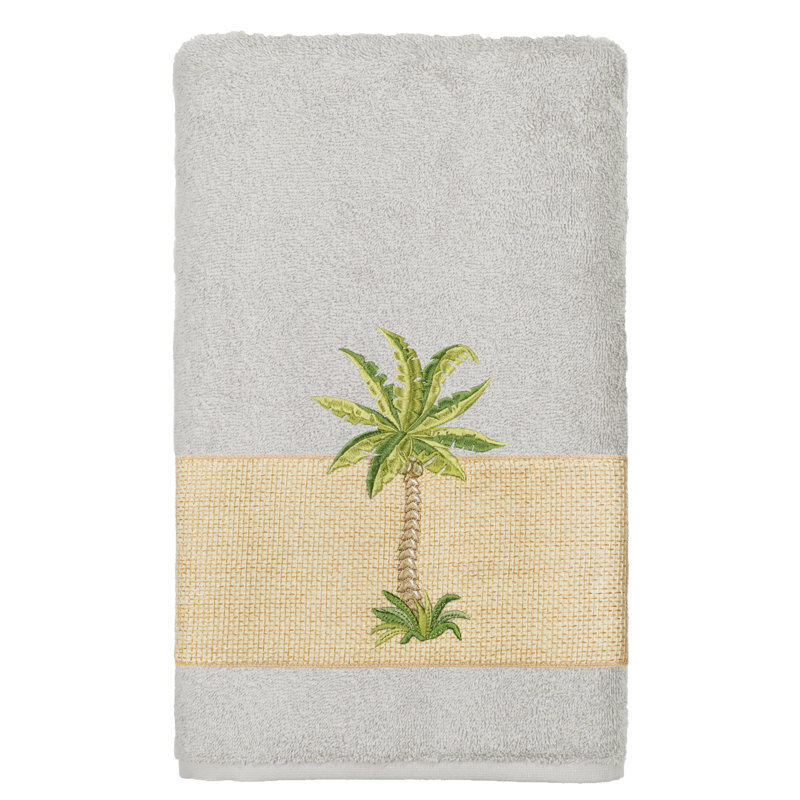 Colton Midweight Bath Towel, Light Gray