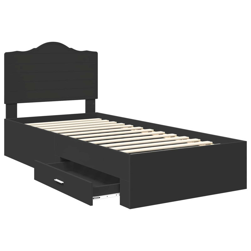 Bed Frame, Small Single (2'6), Black