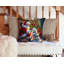 Coussin American Eskimo and Santa Claus-101410307