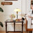 American retro square solid wood coffee table