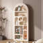 Vitrines en bois massif beige