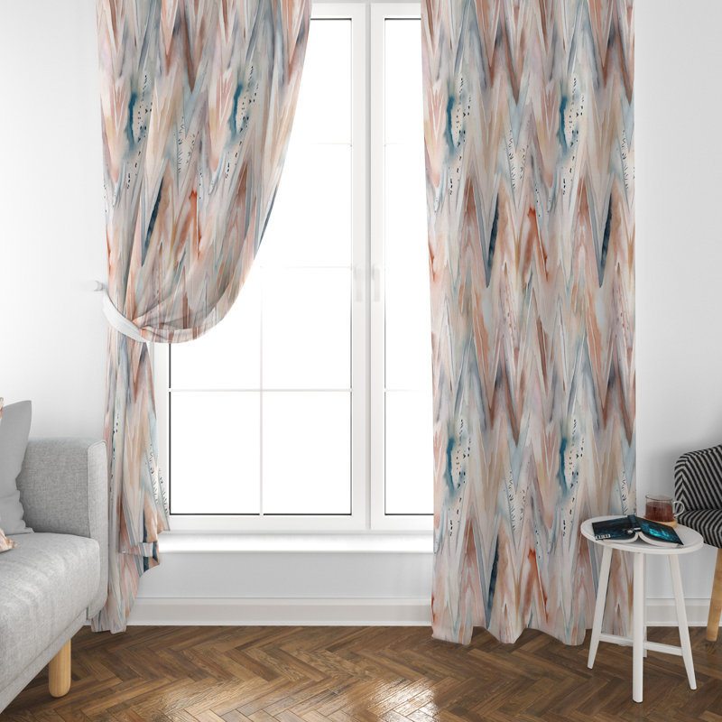 Balynda Room Darkening Curtain Pair, 40" W x 82" L
