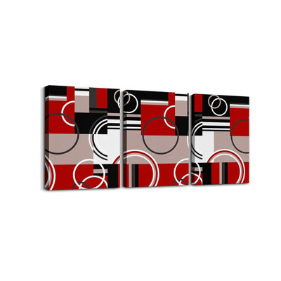 3 Piece Wrapped Canvas Wall Art