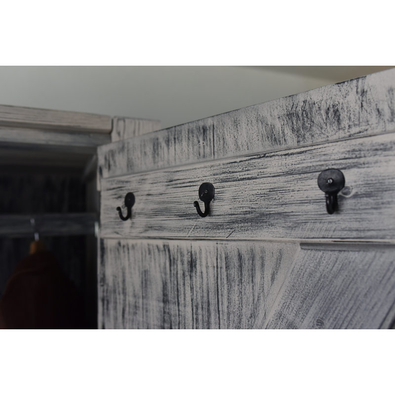 White Springs 2 Door Solid Wood Wardrobe