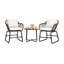 Ensemble bistro long avec coussins de 19 po pour 2 personnes Edwardo Square-163910837