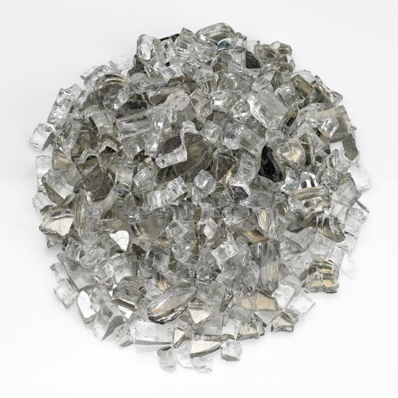 Starfire Reflective Clear Glass Fire Pit Fuel