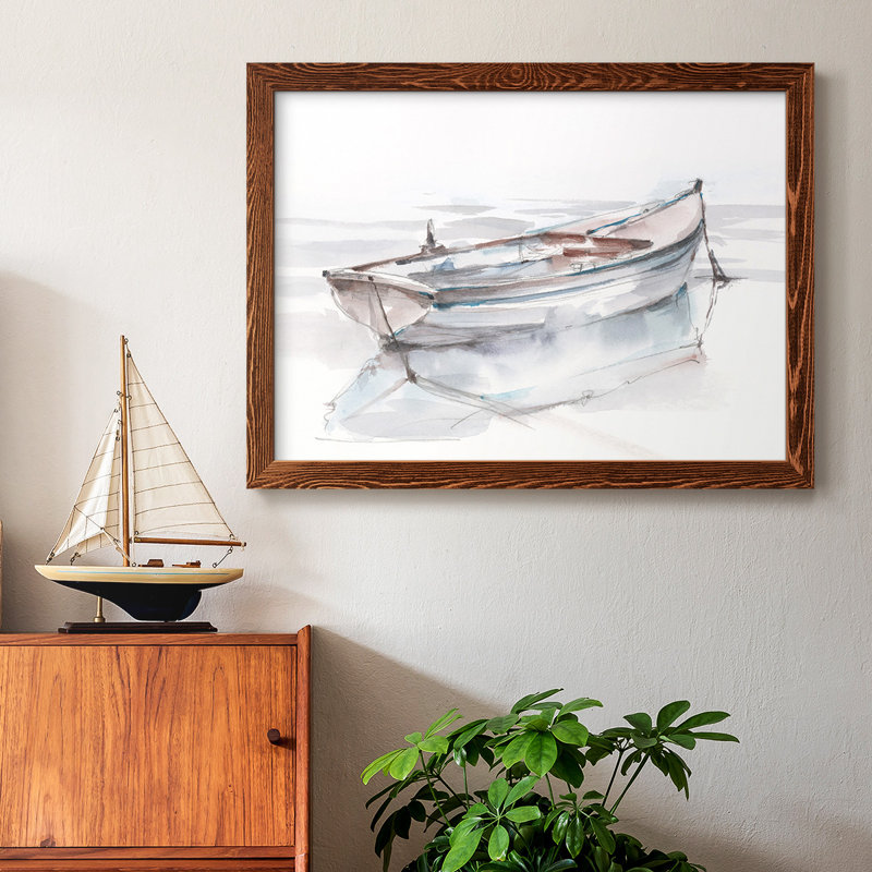 «Rolling Fog II», toile tendue avec châssis rustique, Érable, H 14 po x l 20 po x P 1,5 po