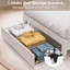 Structure de lit simple avec tiroir de rangement Cahlin-1231116748-1255829729