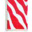 Tapis beige / rouge à imprimé animal-1370297239
