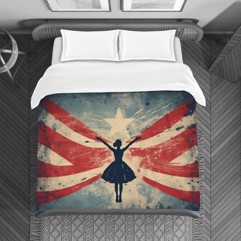 Polyester Machine Printed Duvet Cover, Twin Duvet Cover