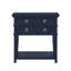 Table de chevet avec tiroir et tablette ouverte-801674234