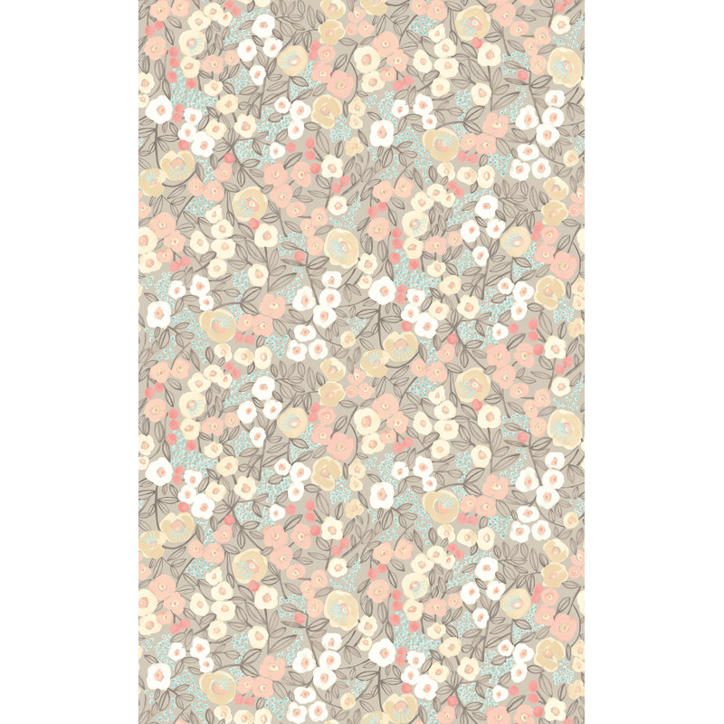 Rouleau de fleurs Newsbury, Pastel