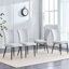 Chaise rembourrée en similicuir -255745764-235122570