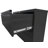 Lateral File Cabinet 3 Drawer, Black Filing Cabinet With Lock, Lockable File Cabinet For Home Office, Locking Metal File Cabinet For Legal/Letter/A4/F4 Size-120691147