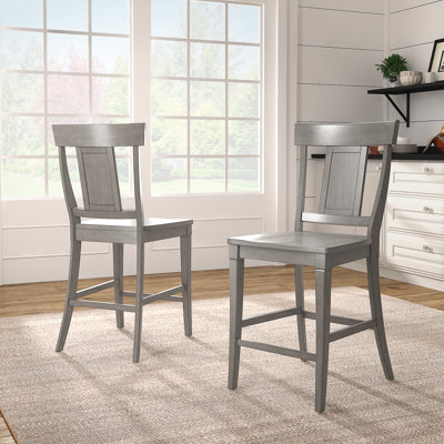 Fortville Solid Wood Counter/Bar Stool