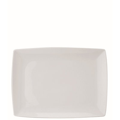Carré White Porcelain China Platter