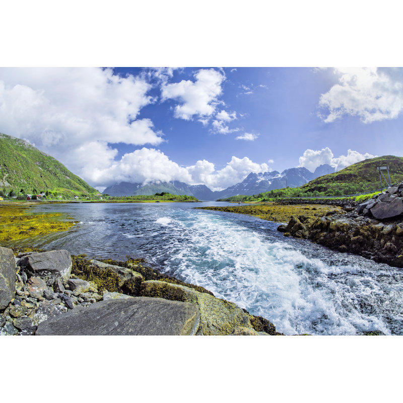 River In Wilderness - Wrapped Canvas Print, 20cm H x 30cm W x 3.8cm D