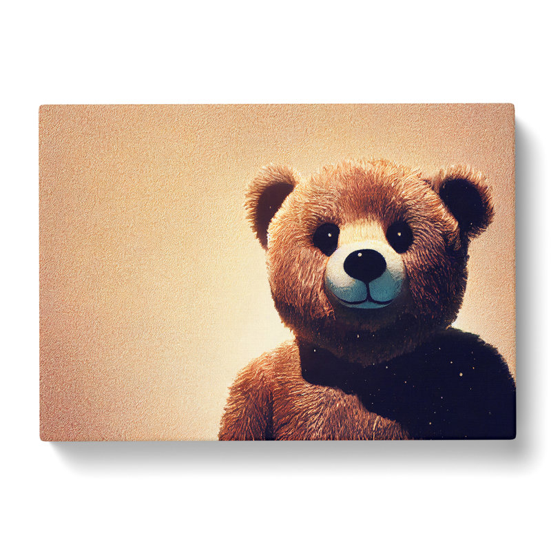 A Teddy Bear - Wrapped Canvas, 40cm H x 60cm W x 3cm D