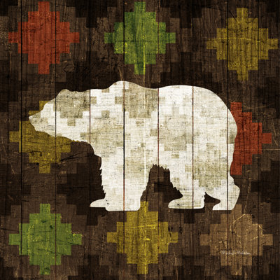 Southwest Lodge Bear - Wrapped Canvas Painting