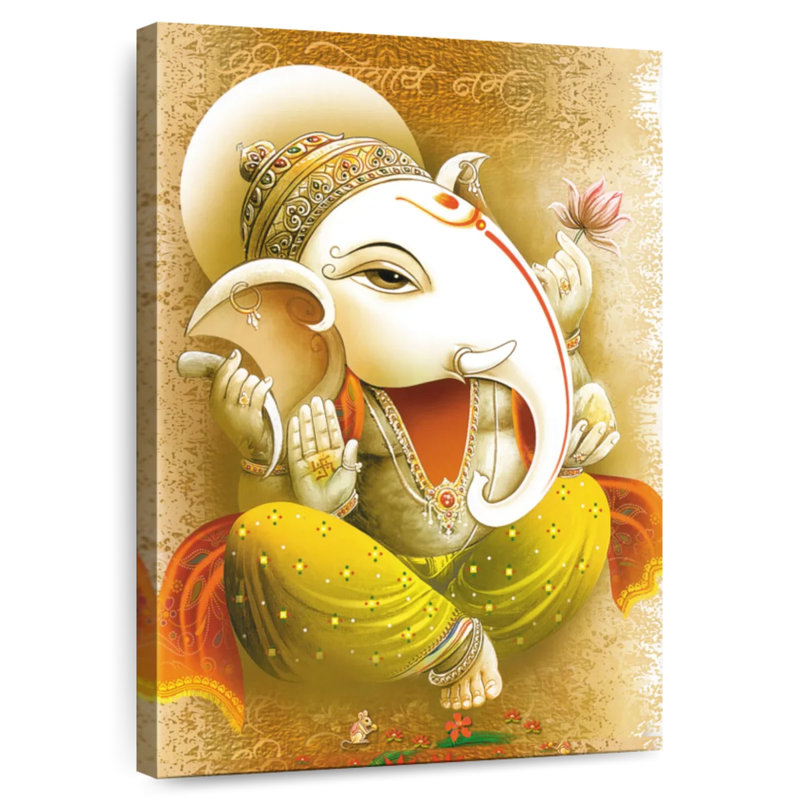 Adella Hindu Lord Ganesh, 51" H x 34" W