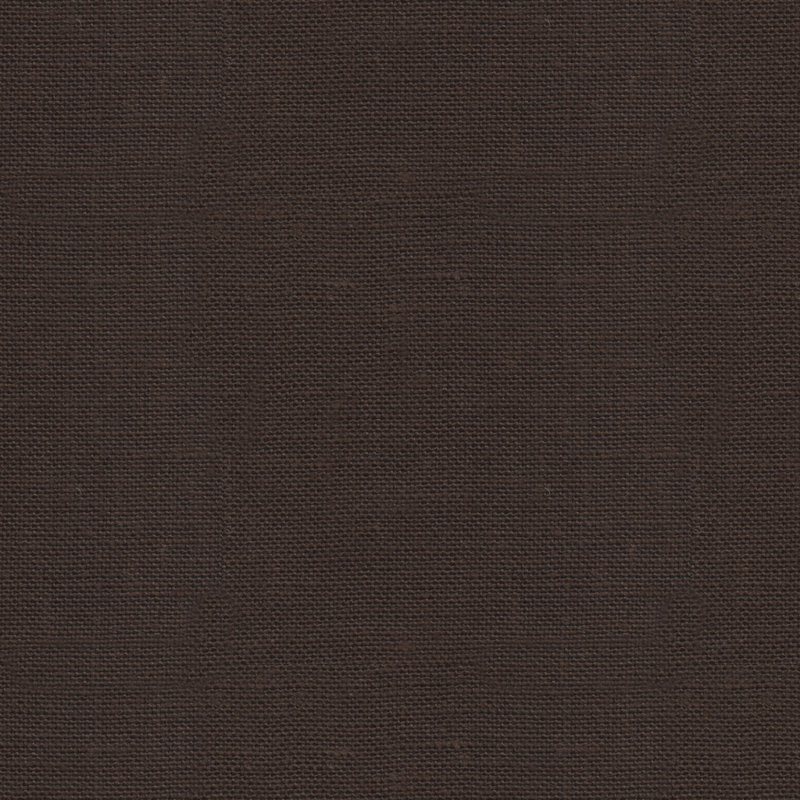 Le Jardin Chinois Bankers 100% Linen Fabric, Mocha