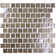 Landscape 1 in. x 1 in. Translucent Glass Plastic Face Mounted Brick Mosaic Designer Pool Tile