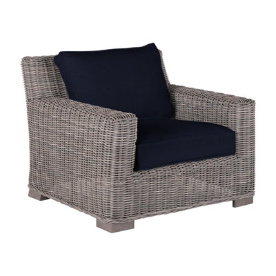 Rustic Woven Lounge Chair
